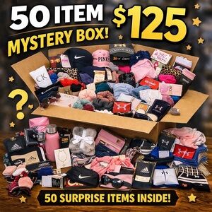 50 Item Mystery Box with Assorted Brands